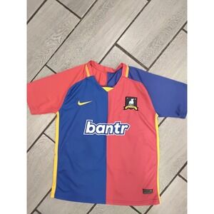Nike AFC Richmond Ted Lasso Soccer Jersey Kids Red Blue Bantr 26 Dri-FIT